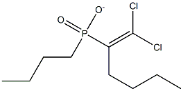 DI-N-BUTYL-2,2-DICHLOROVINYLPHOSPHINATE 结构式