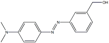 3'-HYDROXYMETHYL-N,N-DIMETHYL-4-AMINOAZOBENZENE 结构式