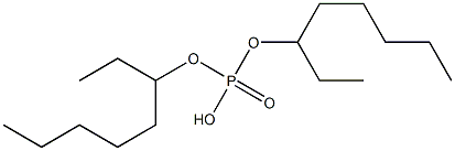 DI-(ETHYLHEXYL)-PHOSPHORICACID 结构式