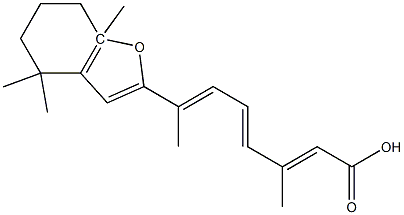 5,8-EPOXY-ALL-TRANS-RETINOICACID 结构式