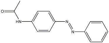 PARA-ACETAMINOAZOBENZENE 结构式