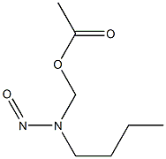 ACETICACID,BUTYLNITROSAMINOMETHYLESTER 结构式