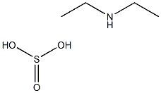 DIETHYLAMINEHYDROGENSULPHITE 结构式