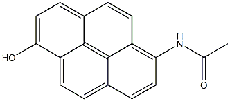1-ACETAMIDOPYREN-6-OL 结构式