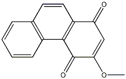 3-METHOXY-1,4-PHENANTHRENEQUINONE 结构式