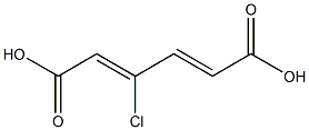 BETA-CHLOROMUCONICACID 结构式