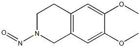 2-NITROSO-6,7-DIMETHOXYTETRAHYDROISOQUINOLINE 结构式