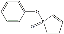 1-PHENOXY-2-PHOSPHOLENE1-OXIDE 结构式