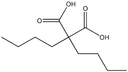 DI-N-BUTYLMALONICACID 结构式