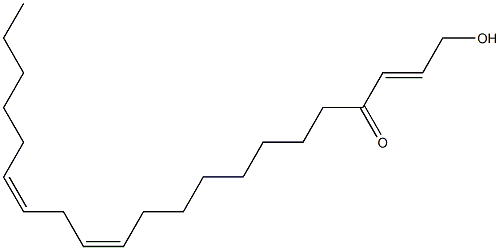 (2E,12Z,15Z)-1-HYDROXYHENEICOSA-2,12,15-TRIEN-4-ONE 结构式