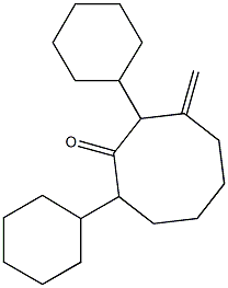 2,8-DICYCLOHEXYLMETHYLENECYCLOOCTANONE 结构式