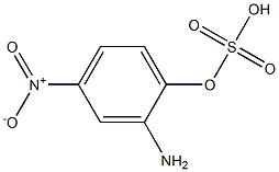 2-AMINO-4-NITROPHENOLSULPHATE 结构式