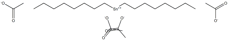 DIOCTYLTINACETATE 结构式