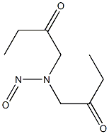 2-BUTANONE,1,1'-(NITROSOIMINO)BIS- 结构式