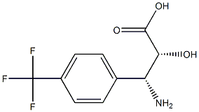 (2R,3R)-3-Amino-2-hydroxy-3-(4-trifluoromethyl-phenyl)-propanoic acid 结构式