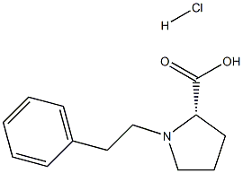 (R)-alpha-Phenethyl-proline hydrochloride 结构式