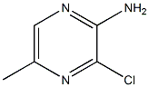 3-Chloro-5-methyl-pyrazin-2-ylamine 结构式