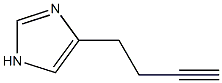 4-But-3-ynyl-1H-imidazole 结构式