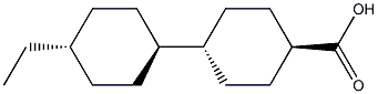 反-4- (反-4-乙基环己基)环己基甲酸 结构式
