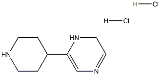 6-(piperidin-4-yl)-1,2-dihydropyrazine dihydrochloride 结构式