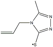 (4-Allyl-5-methyl-4H-[1,2,4]triazol-3-ylsulfanyl)- 结构式