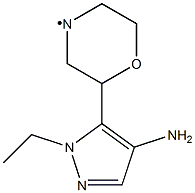 (4-Amino-2-ethyl-2H-pyrazol-3-yl)-morpholin-4-yl- 结构式