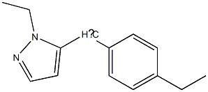 (4-Ethyl-phenyl)-(2-ethyl-2H-pyrazol-3-ylmethyl)- 结构式