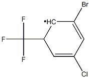 2-Bromo-4-chloro-6-(trifluoromethyl)phenyl 结构式