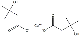 CALCIUM 3-HYDROXY-3-METHY BUTYRATE 结构式