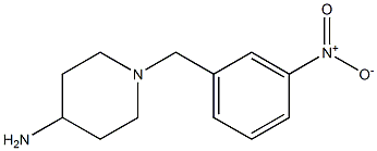 1-(3-nitrobenzyl)piperidin-4-amine 结构式
