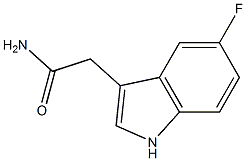 2-(5-fluoro-1H-indol-3-yl)acetamide 结构式