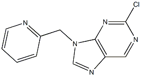 2-chloro-9-(pyridin-2-ylmethyl)-9H-purine 结构式