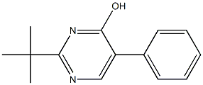 2-tert-butyl-5-phenylpyrimidin-4-ol 结构式