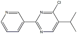 4-chloro-5-(1-methylethyl)-2-pyridin-3-ylpyrimidine 结构式