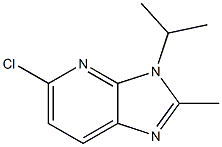 5-chloro-2-methyl-3-(1-methylethyl)-3H-imidazo[4,5-b]pyridine 结构式