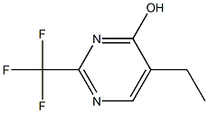 5-ethyl-2-(trifluoromethyl)pyrimidin-4-ol 结构式