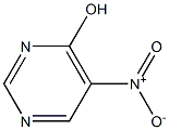 5-nitropyrimidin-4-ol 结构式