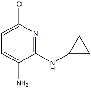 6-chloro-N2-cyclopropylpyridine-2,3-diamine 结构式
