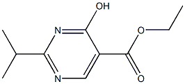 ethyl 4-hydroxy-2-(1-methylethyl)pyrimidine-5-carboxylate 结构式