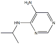 N4-(1-methylethyl)pyrimidine-4,5-diamine 结构式