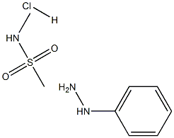 4-Hydrozino-N-Methyl Benzene
Methane Sulfonamide HCl 结构式