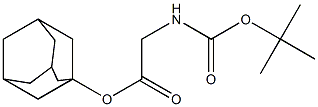 (S)-Boc-1-adamantyl-glycine 结构式