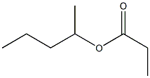 1-methylbutyl propanoate 结构式