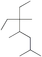 2,4,5-trimethyl-5-ethylheptane 结构式