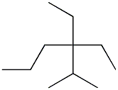 2-methyl-3,3-diethylhexane 结构式