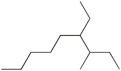 3-methyl-4-ethylnonane 结构式