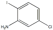 2-碘-5-氯苯胺 结构式