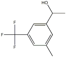 1-[3-METHYL-5- (TRIFLUOROMETHYL) PHENYL] ETHANOL 结构式