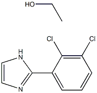 DICHLOROPHENYL IMIDAZOLE ETHANOL 结构式