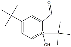 2,5-DITERT-BUTYL-2-HYDROXYBENZALDEHYDE 结构式